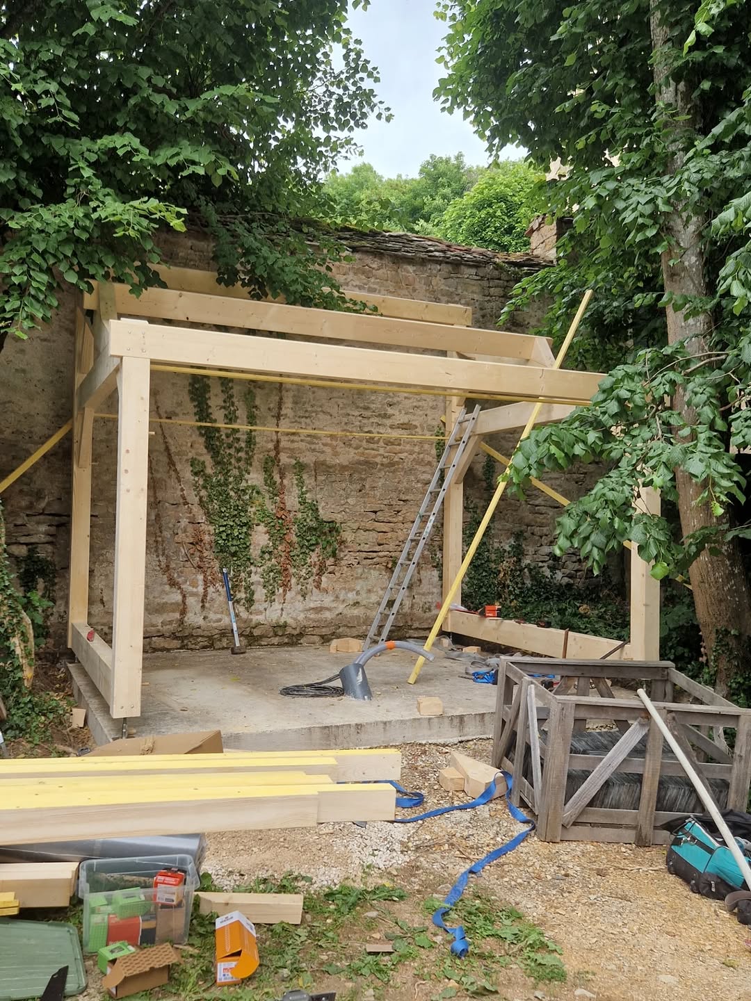 Demi-fermes - EL Charpente